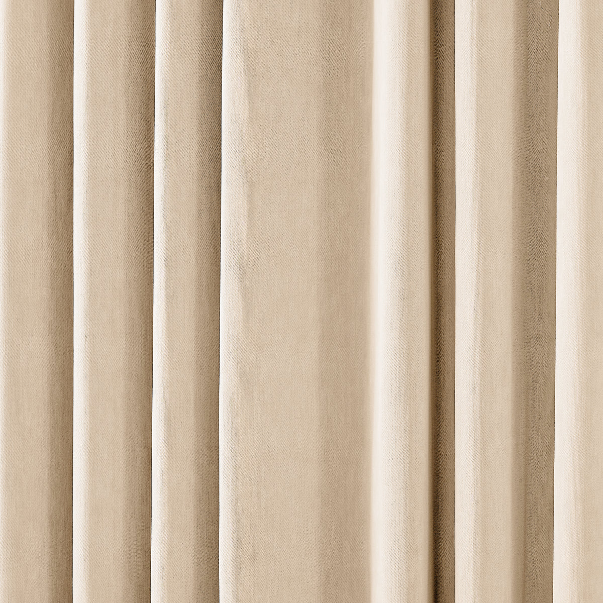 Genevieve Cloud-Soft Chenille Blackout Curtains in Flax, drape close up