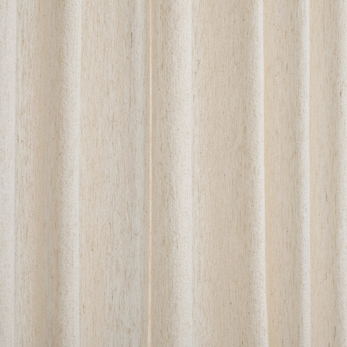 Noemi Open-Weave Sheer Curtains in Greige, drape close up
