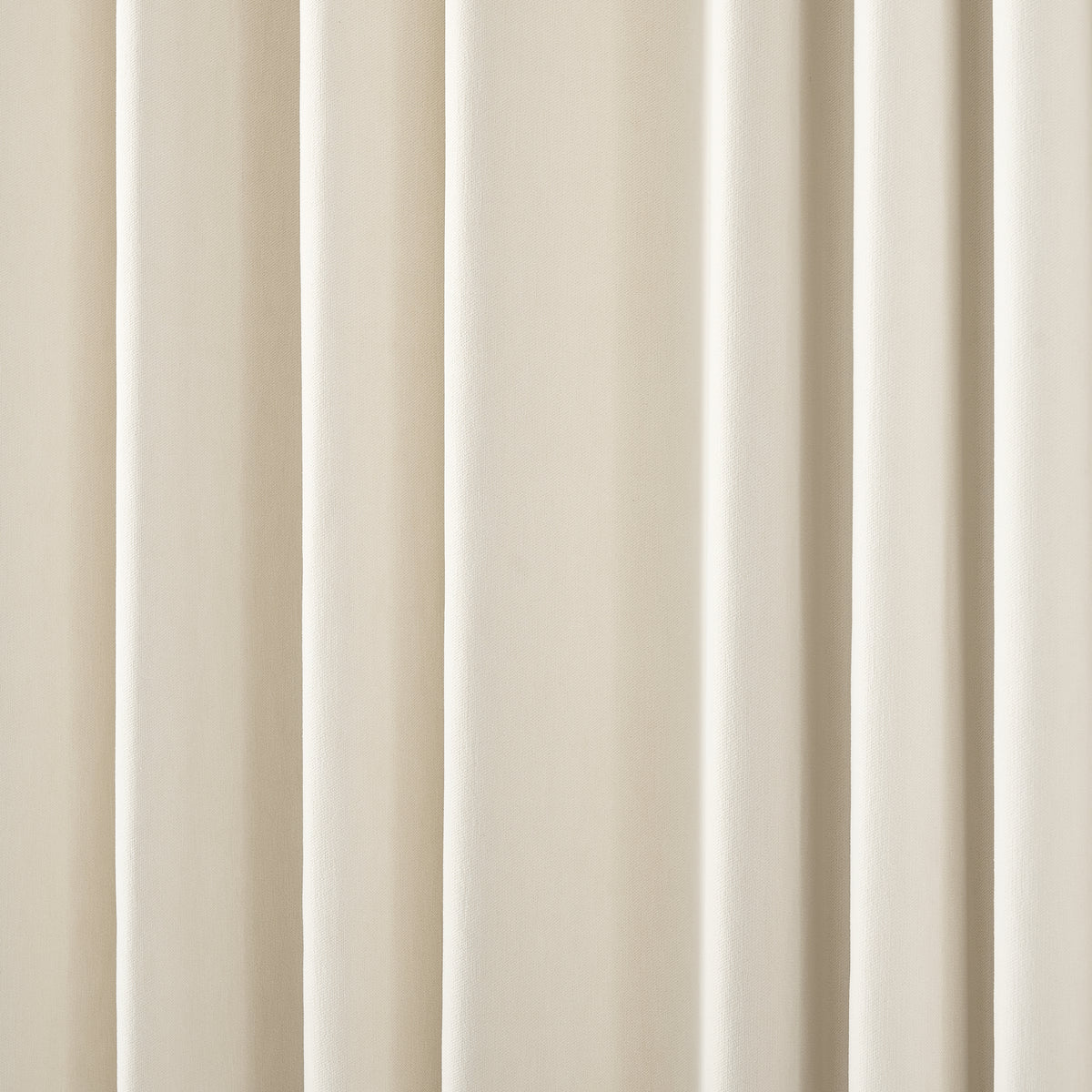 Genevieve Cloud-Soft Chenille Blackout Curtains in Ivory, drape close up