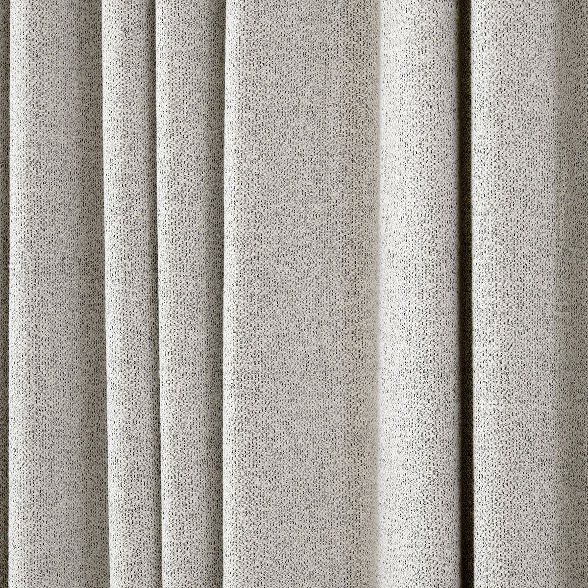 Pembroke Flecked Weave Curtains in Soft Greige, drape close up