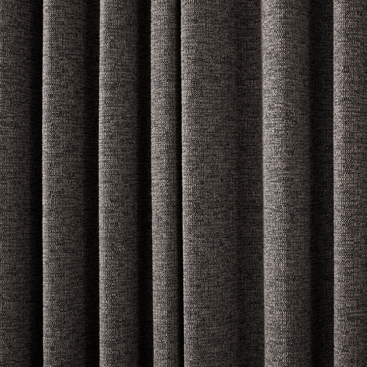 Everett Yarn-Dyed Jacquard Blackout Curtains in Ink, drape close up