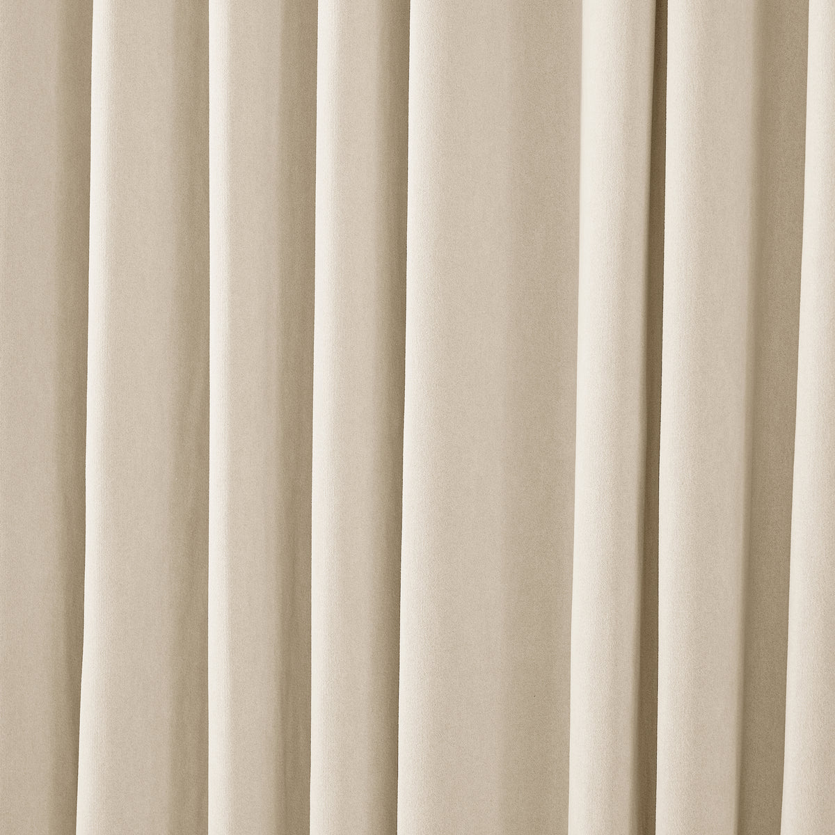 Ingram Brushed Weave Blackout Curtains in Oat, drape close up