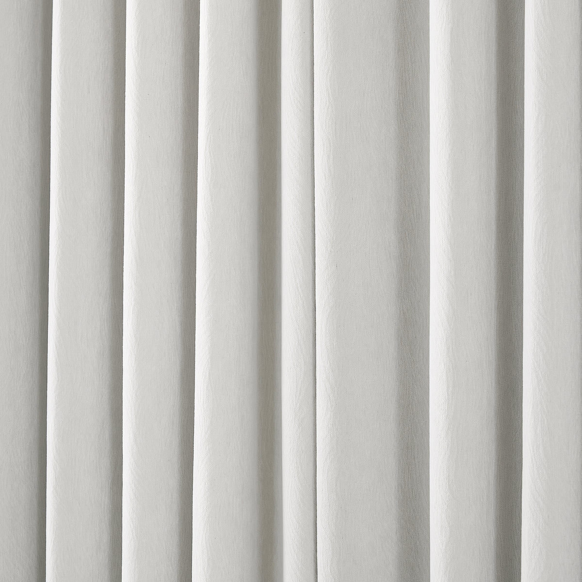Ottilie Plush Chenille Blackout Curtains in Chalk, drape close up