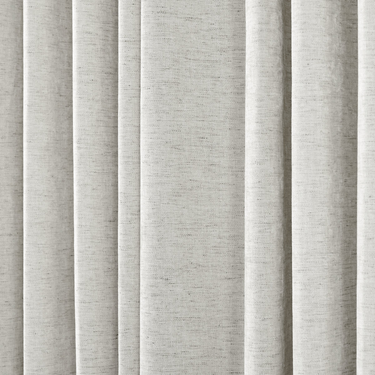 Prentiss Reversible Slub Curtains in Cool Greige, drape close up