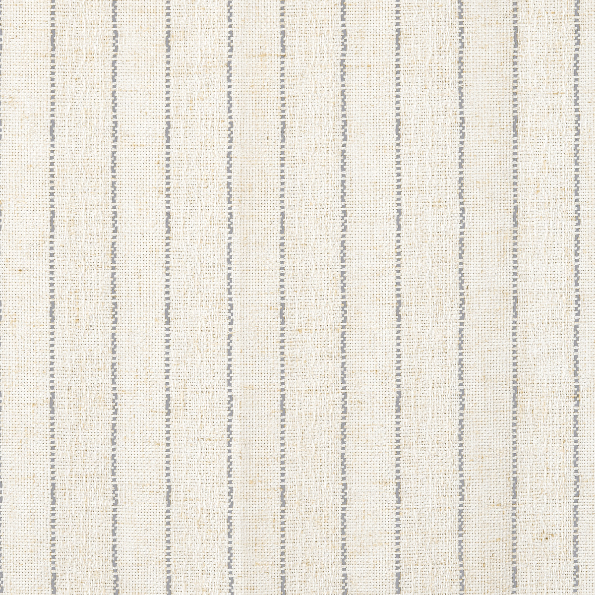Ansel Pinstripe Weave Curtains in Cool Ivory, weave close up
