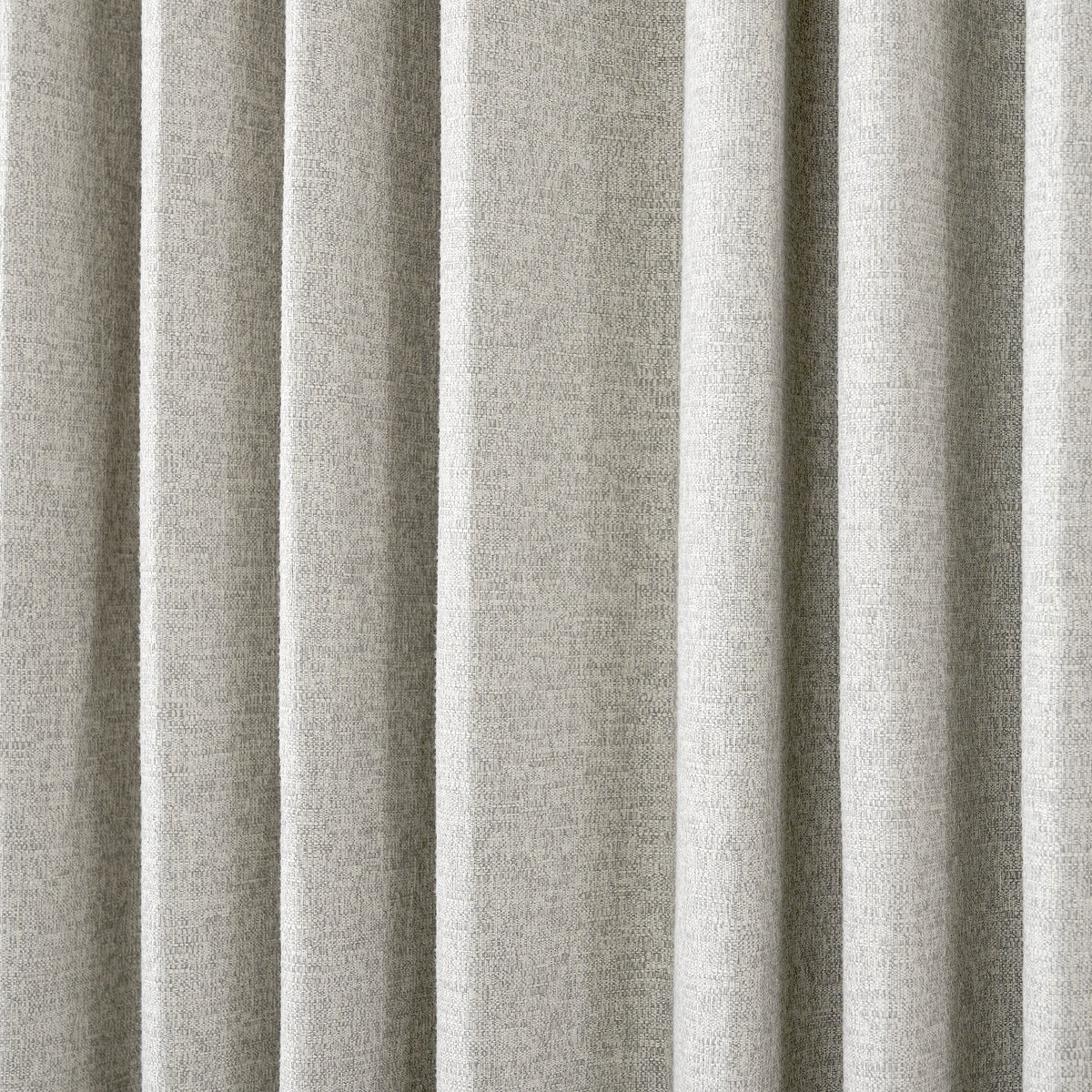 Everett Yarn-Dyed Jacquard Blackout Curtains in Greige, drape close up