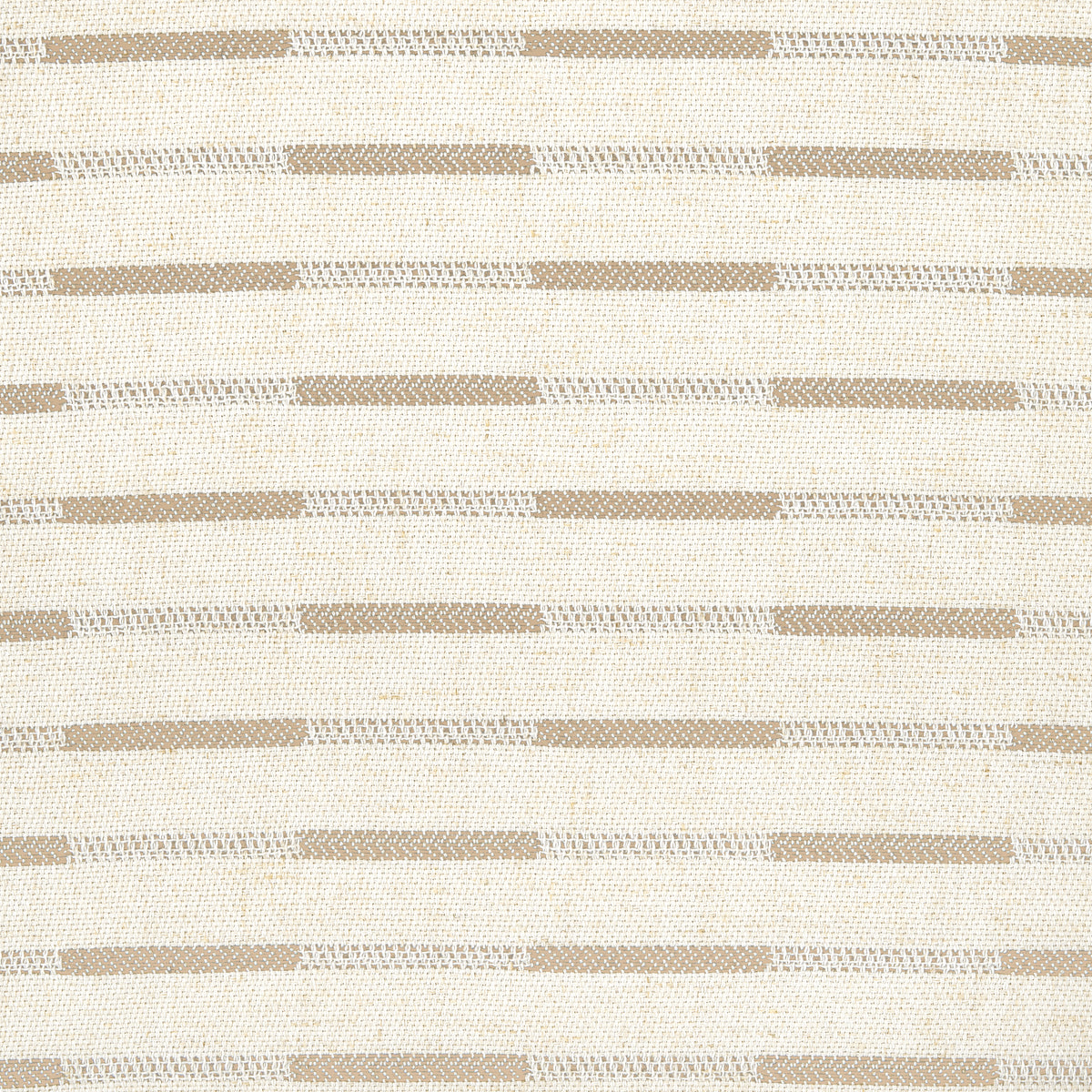Ansel Dash Stripe Weave Curtains in Stone, weave close up