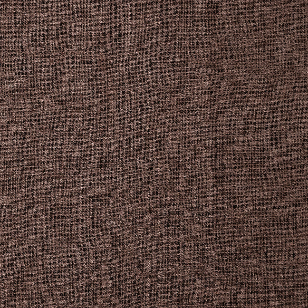 Edwina Linen-Cotton Curtains in Espresso, weave close up