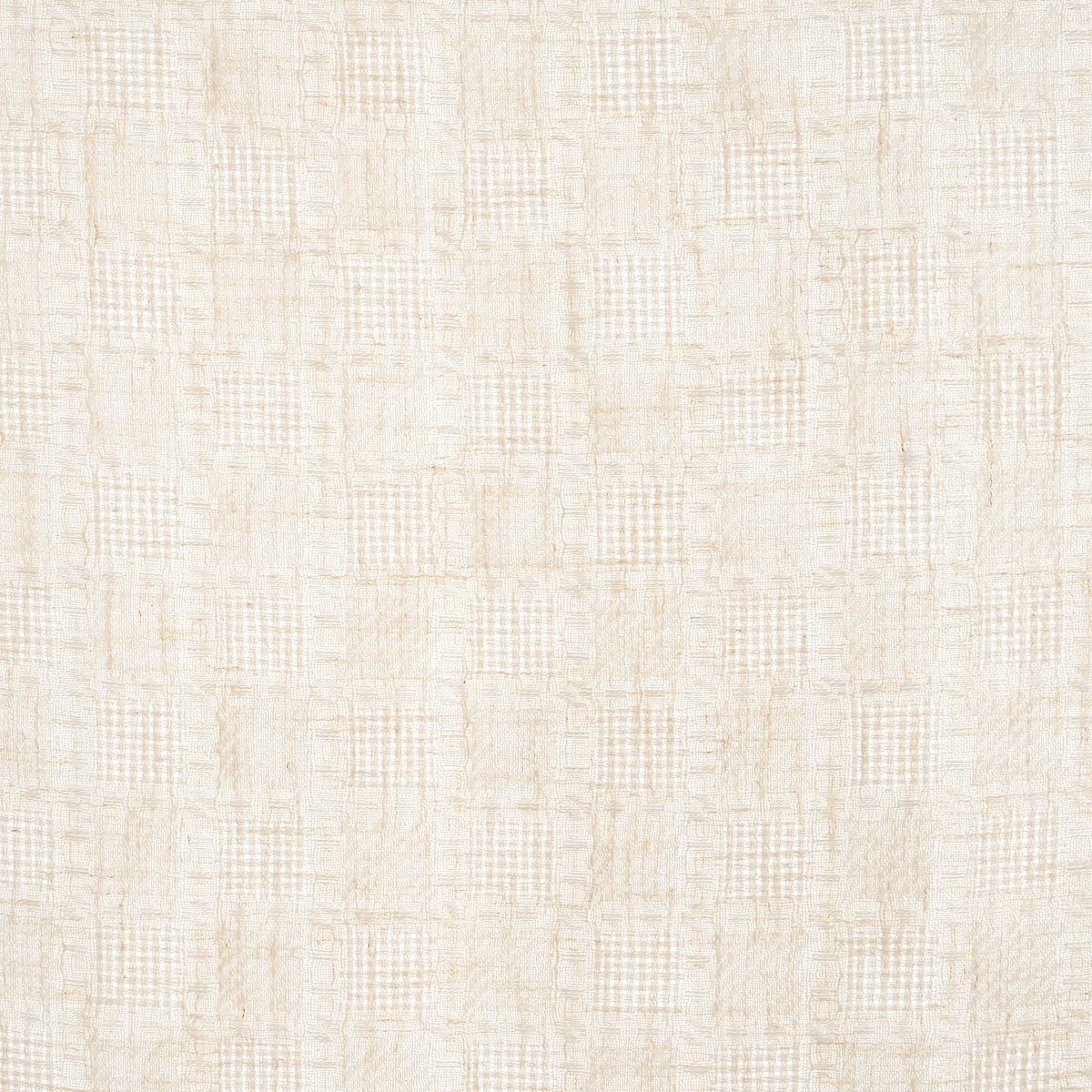 Lockwood Open-Grid Weave Curtains in Oat, weave close up