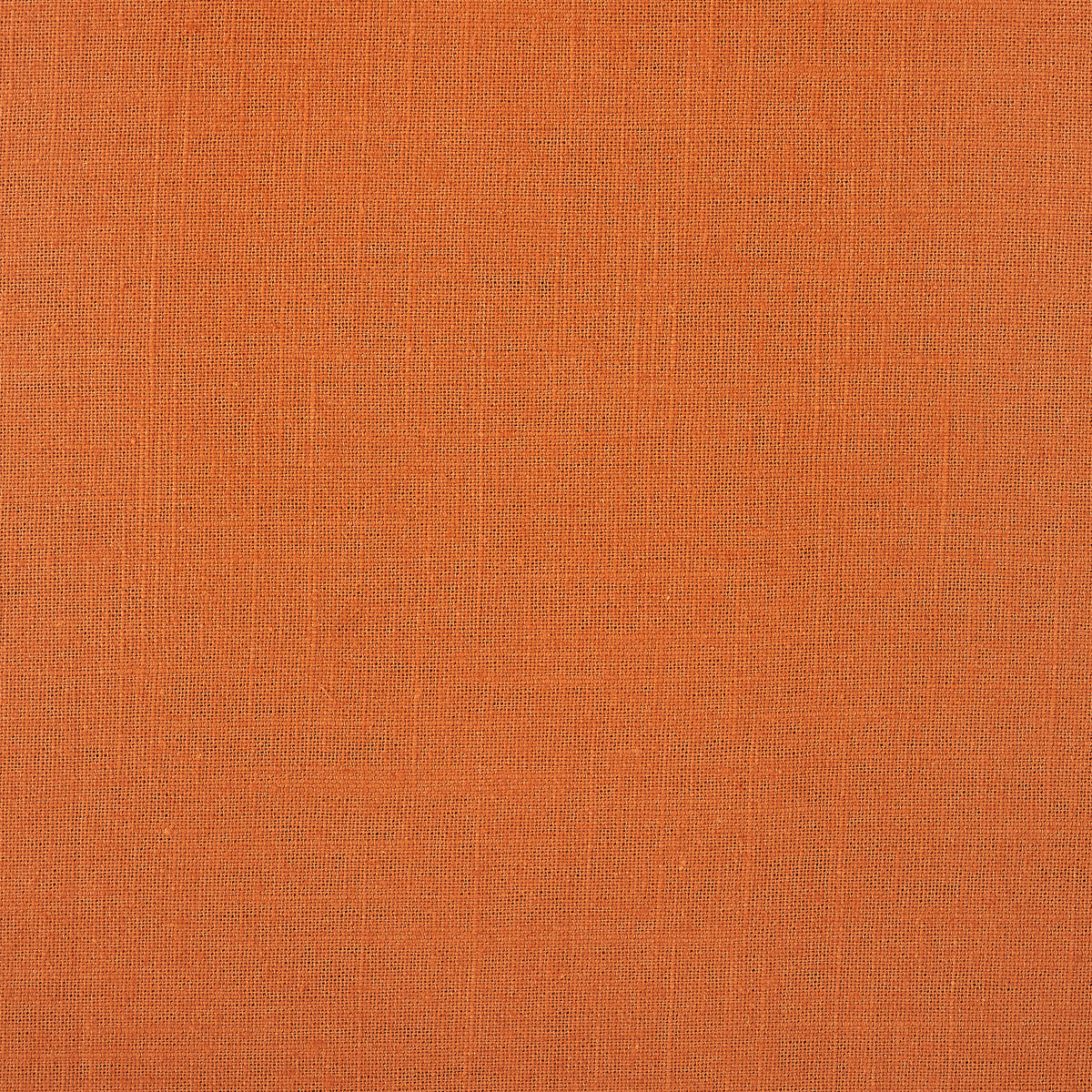 Edwina Linen-Cotton Curtains in Burnt Orange, weave close up