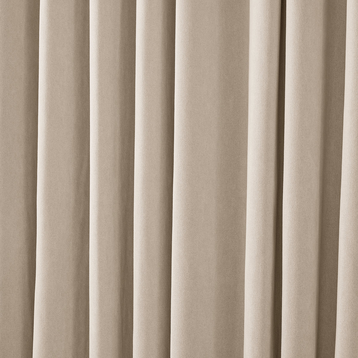 Ingram Brushed Weave Blackout Curtains in Stone, drape close up