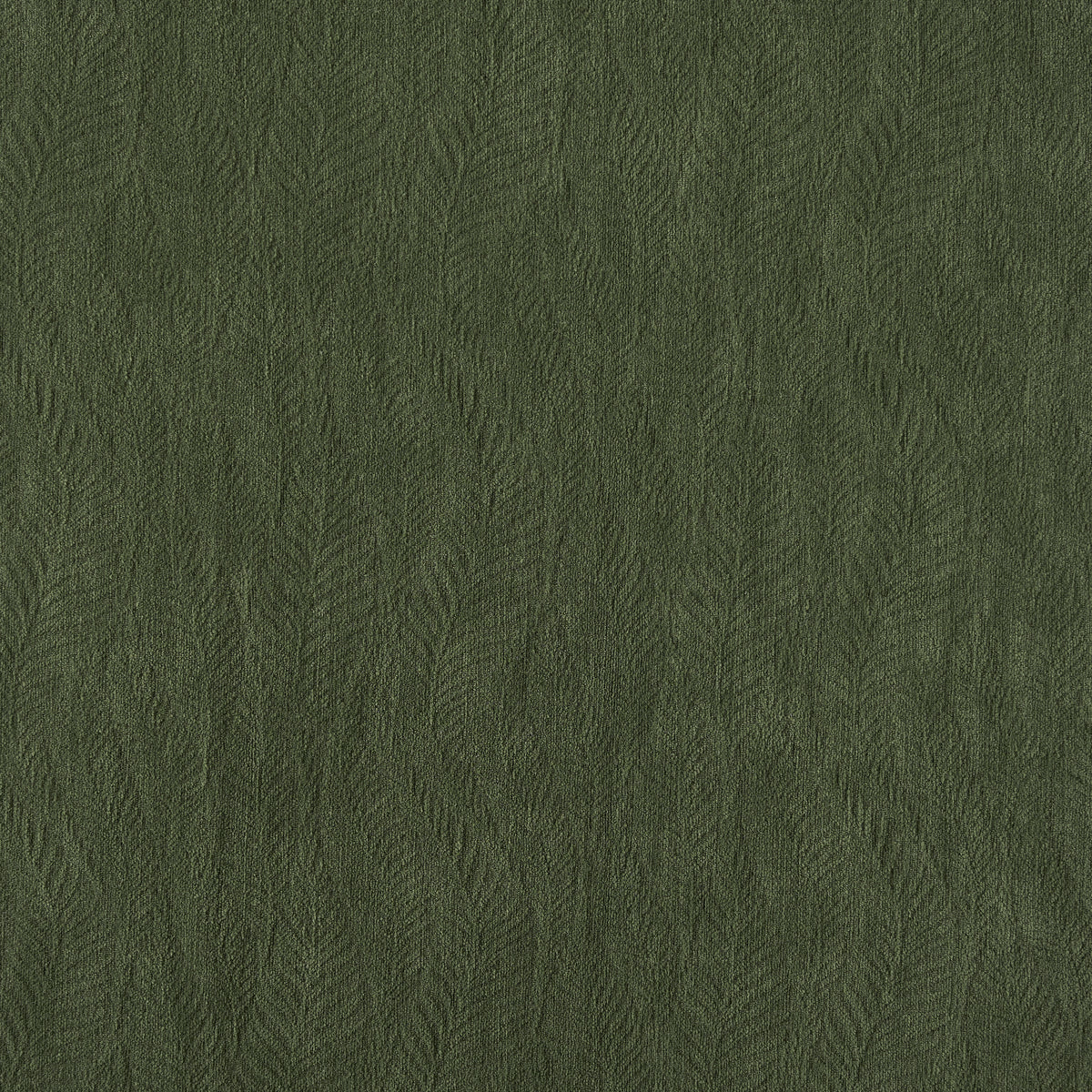 Cordelia Sculpted Chenille Blackout Curtains in Forest, weave close up