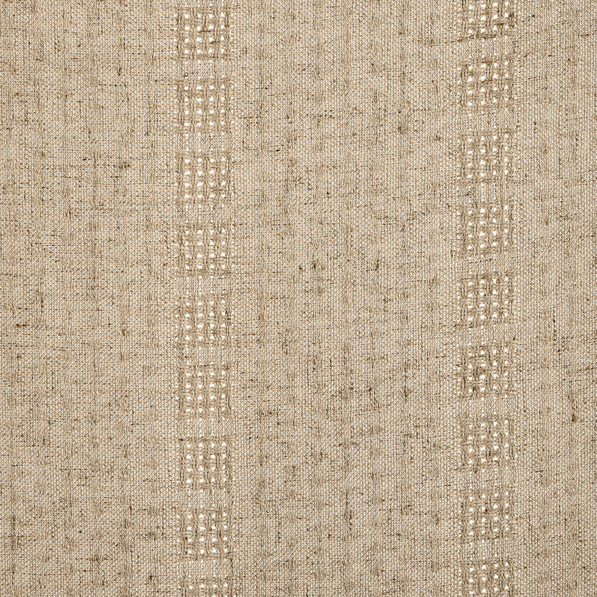 Ansel Eyelet Weave Curtains in Stone, weave close up