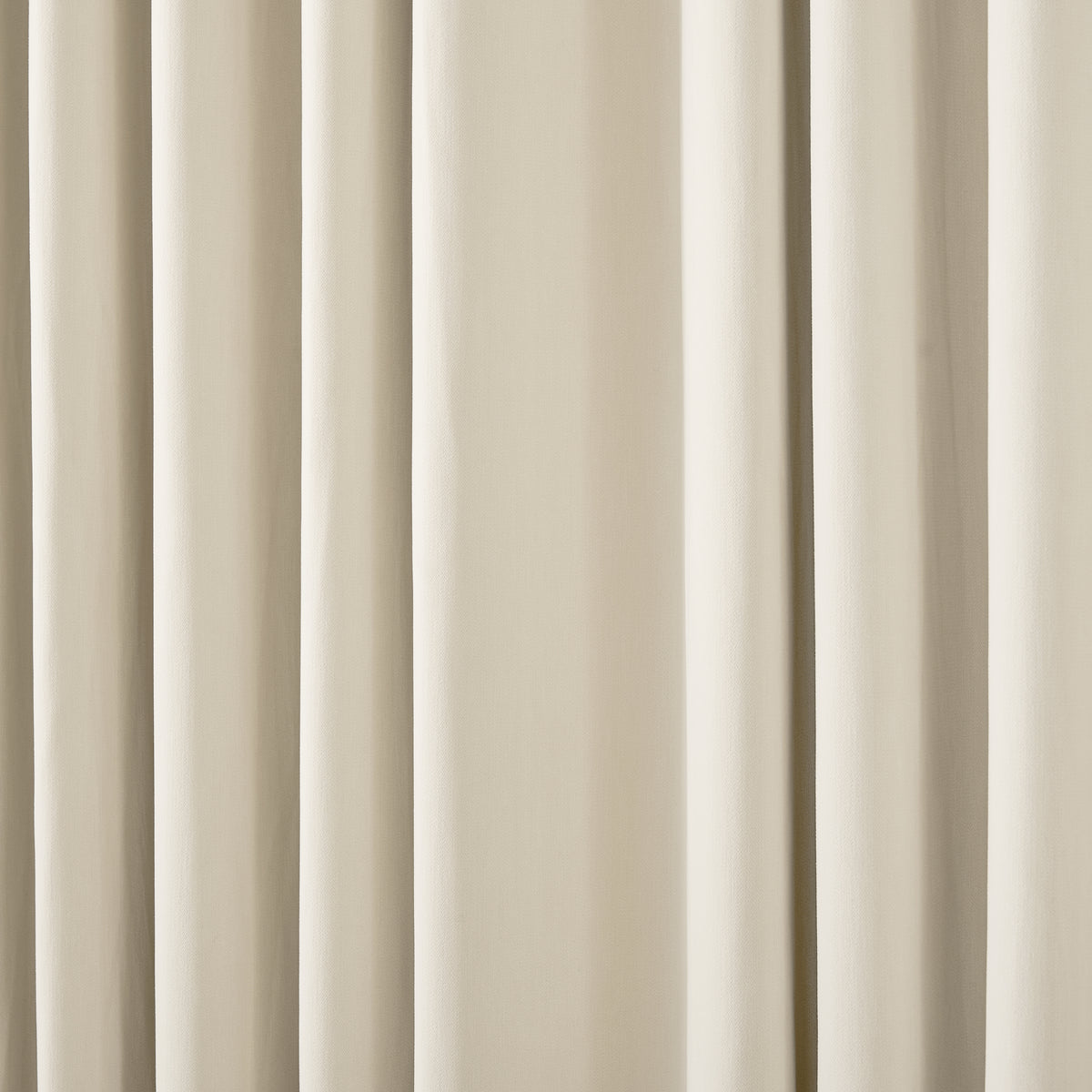 Sebastian Double-Faced Velvet Blackout Curtains in Pale Flax, drape close up