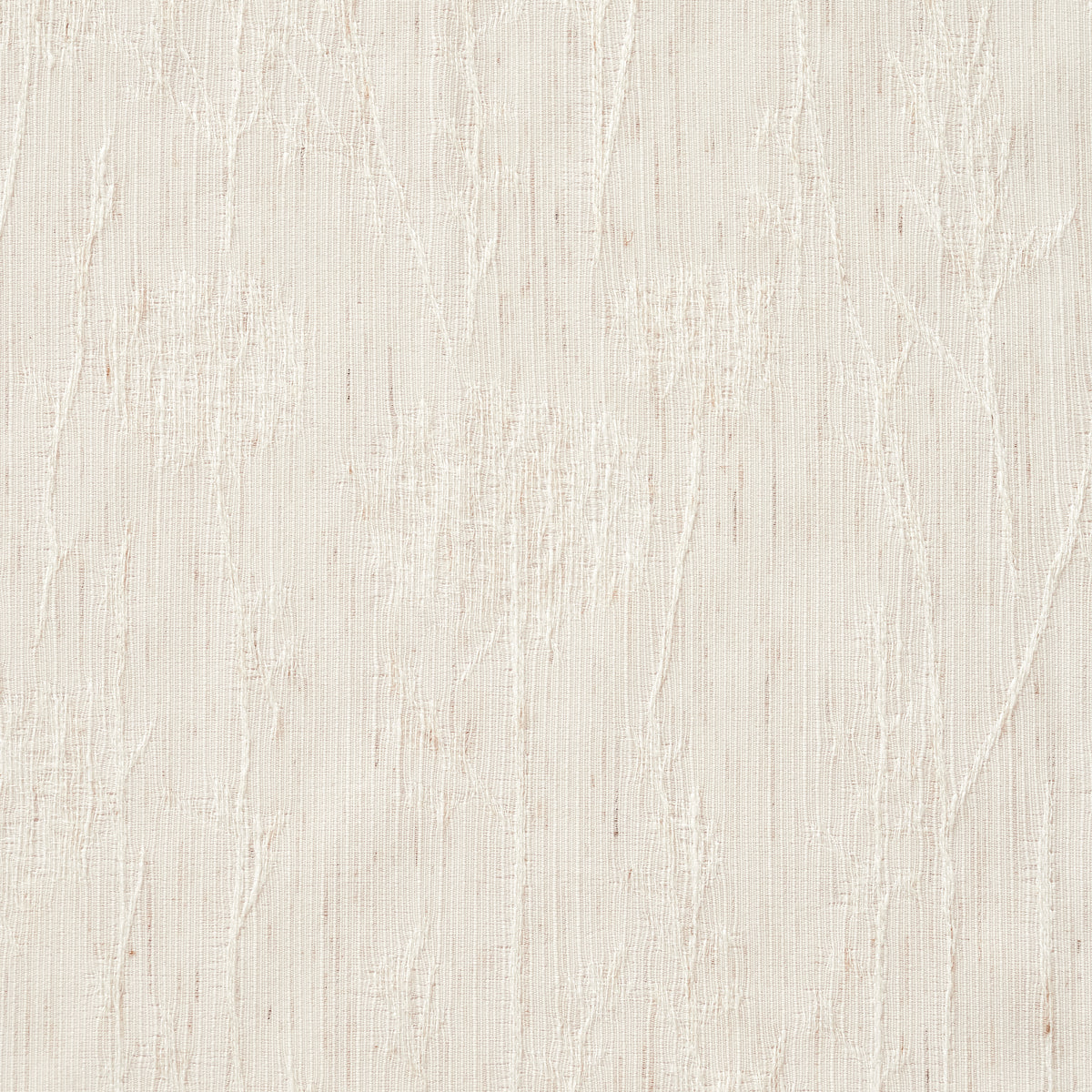 Odile Dandelion Sheer Curtains in Beige, weave close up