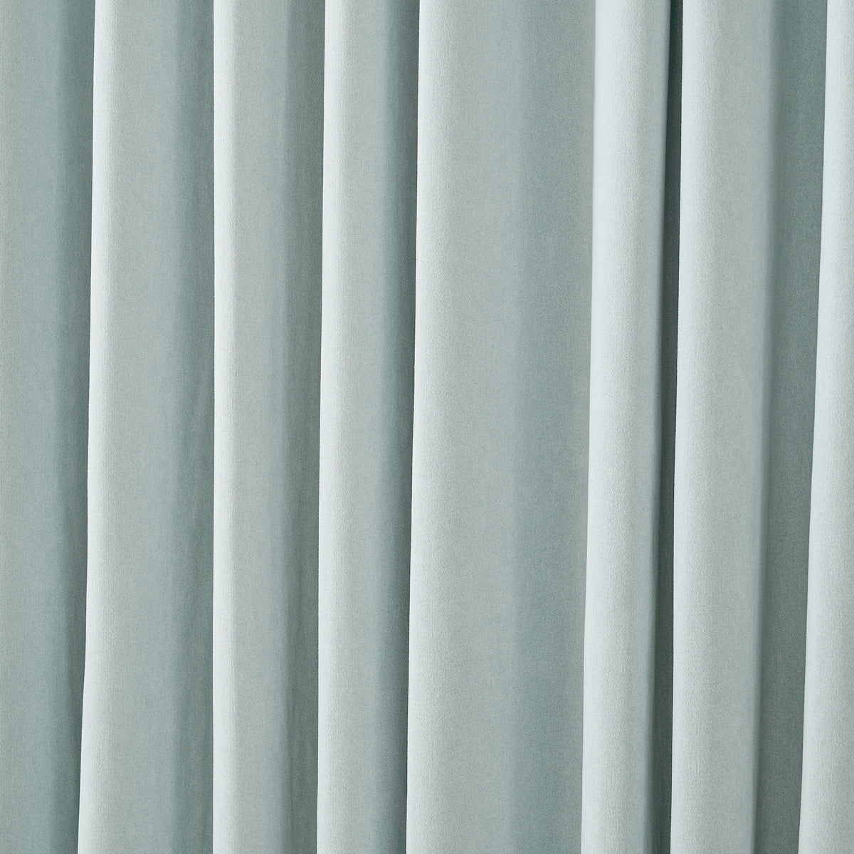 Ingram Brushed Weave Blackout Curtains in Powder Blue, drape close up