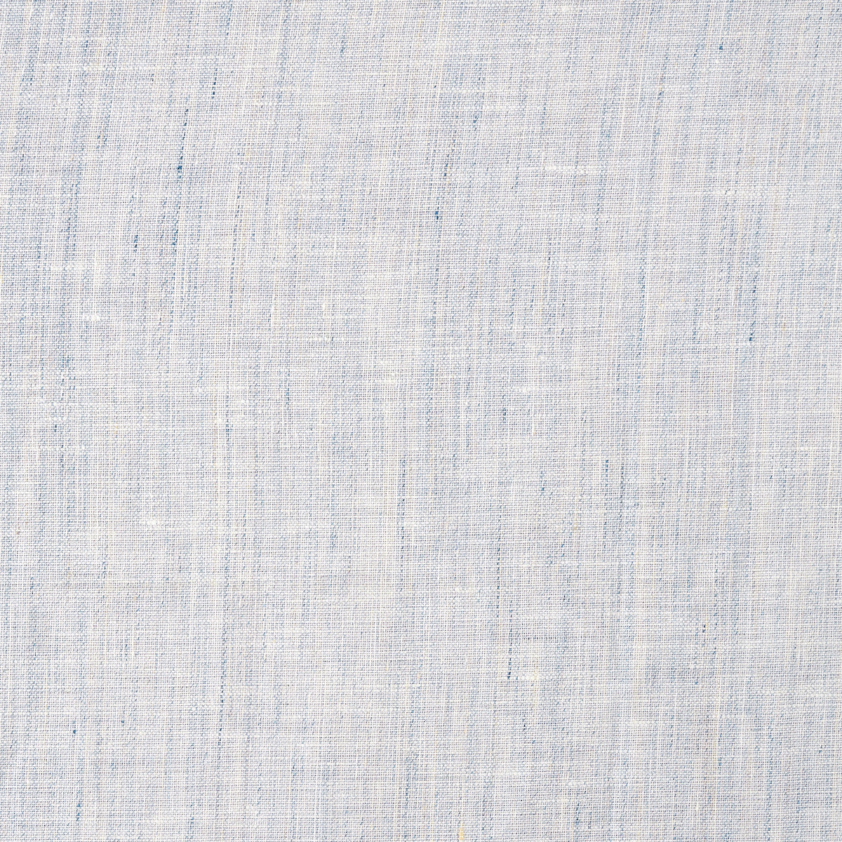 Rafe Slubbed Pure Linen Curtains in Powder Blue, weave close up