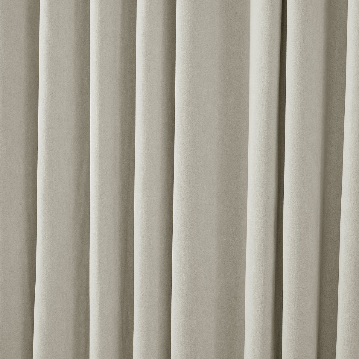 Ingram Brushed Weave Blackout Curtains in Greige, drape close up