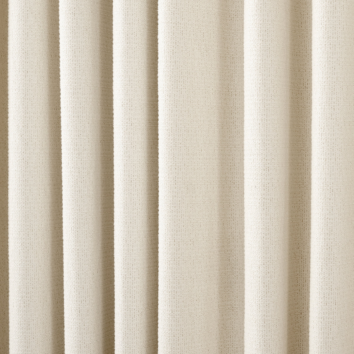 Pembroke Basket Weave Curtains in Pale Greige, drape close up