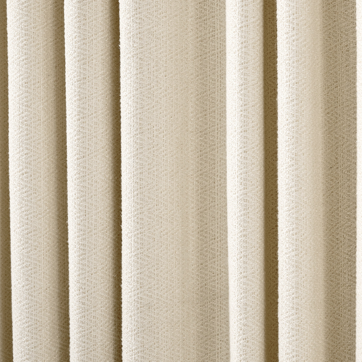 Pembroke Chevron Weave Curtains in Oat, drape close up