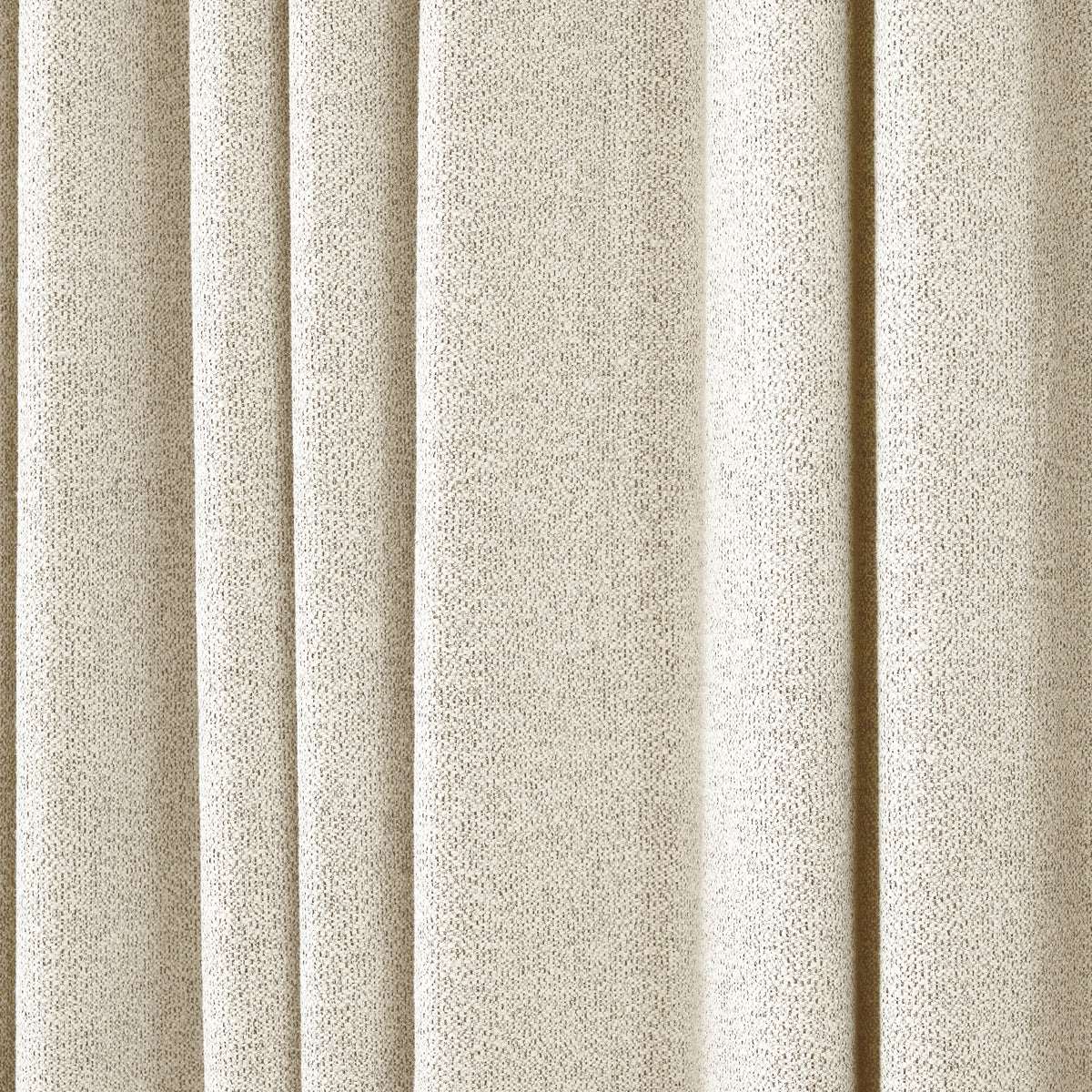 Pembroke Flecked Weave Curtains in Oat, drape close up
