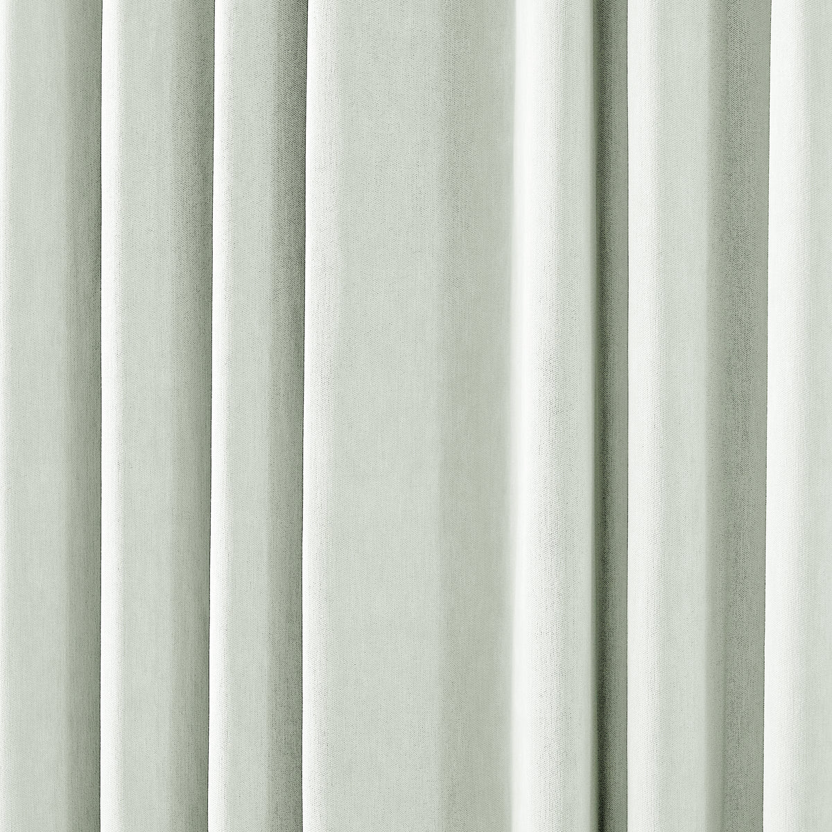 Genevieve Cloud-Soft Chenille Blackout Curtains in Mint, drape close up