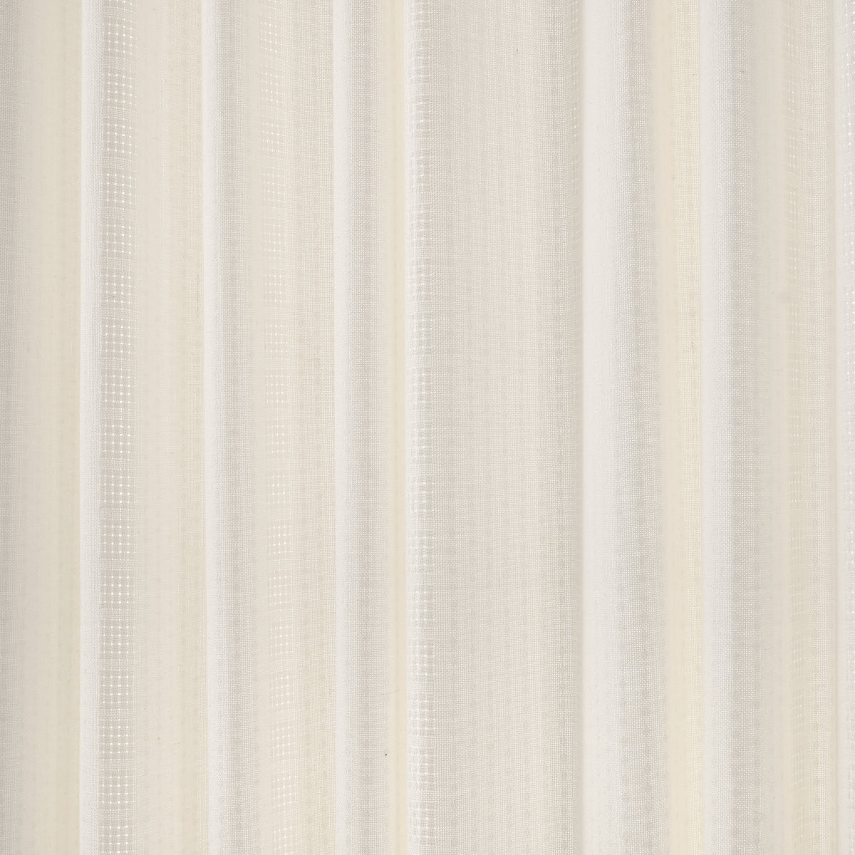 Ansel Eyelet Weave Curtains in Deep Ivory, drape close up