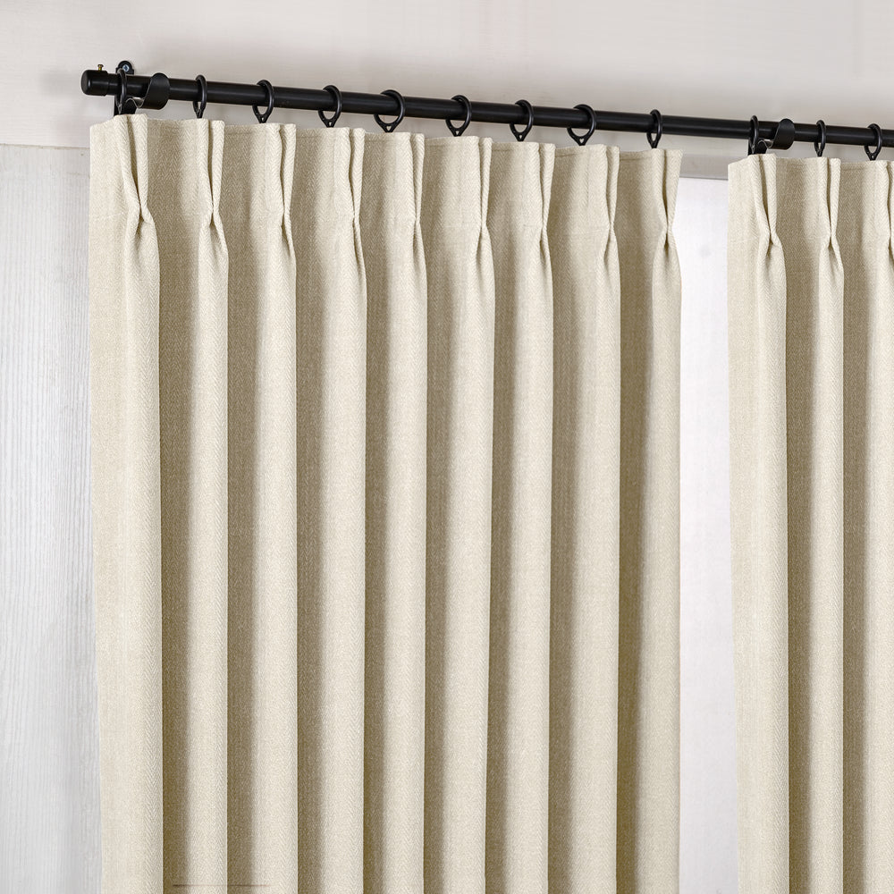Hadleigh Herringbone Blackout Curtains