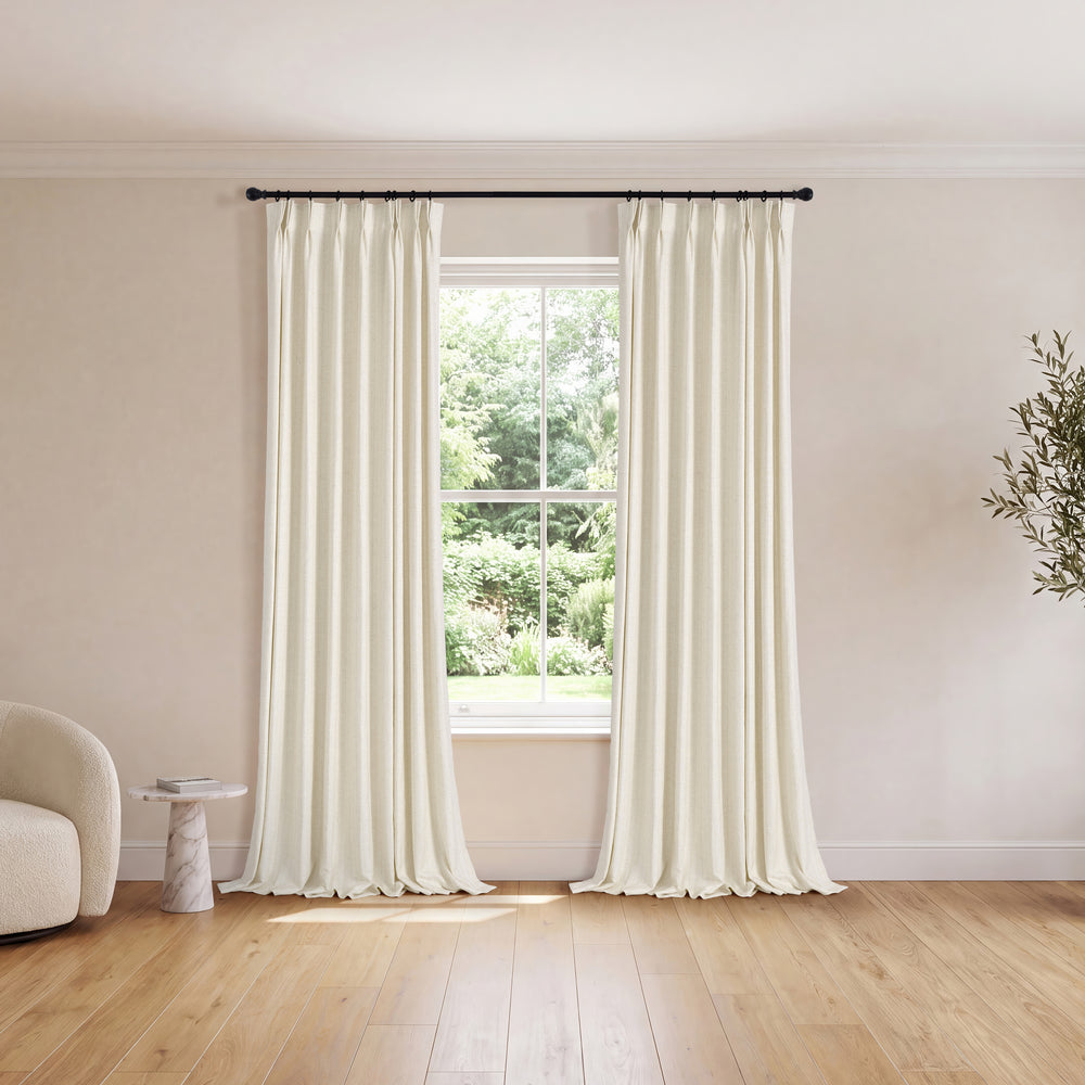 Ansel Pinstripe Weave Curtains