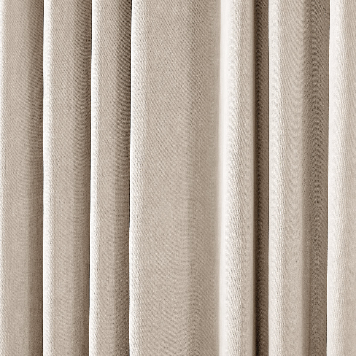 Genevieve Cloud-Soft Chenille Blackout Curtains in Greige, drape close up