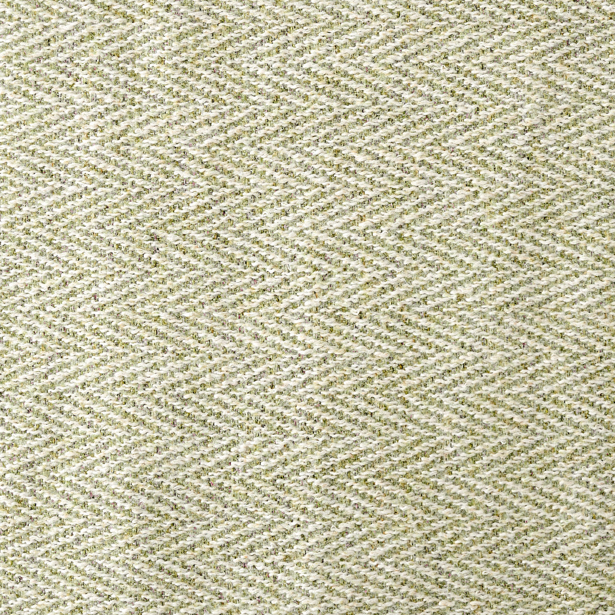 Pembroke Herringbone Weave Curtains in Pale Olive, weave close up
