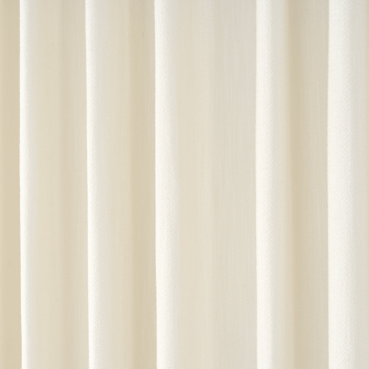 Laurence Heathered Weave Curtains in Ivory, drape close up