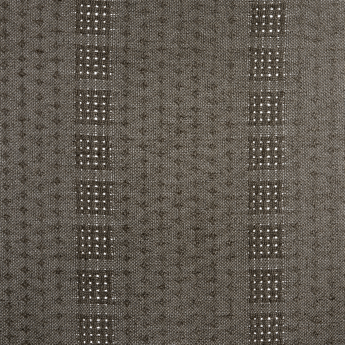 Ansel Eyelet Weave Curtains in Charcoal, weave close up