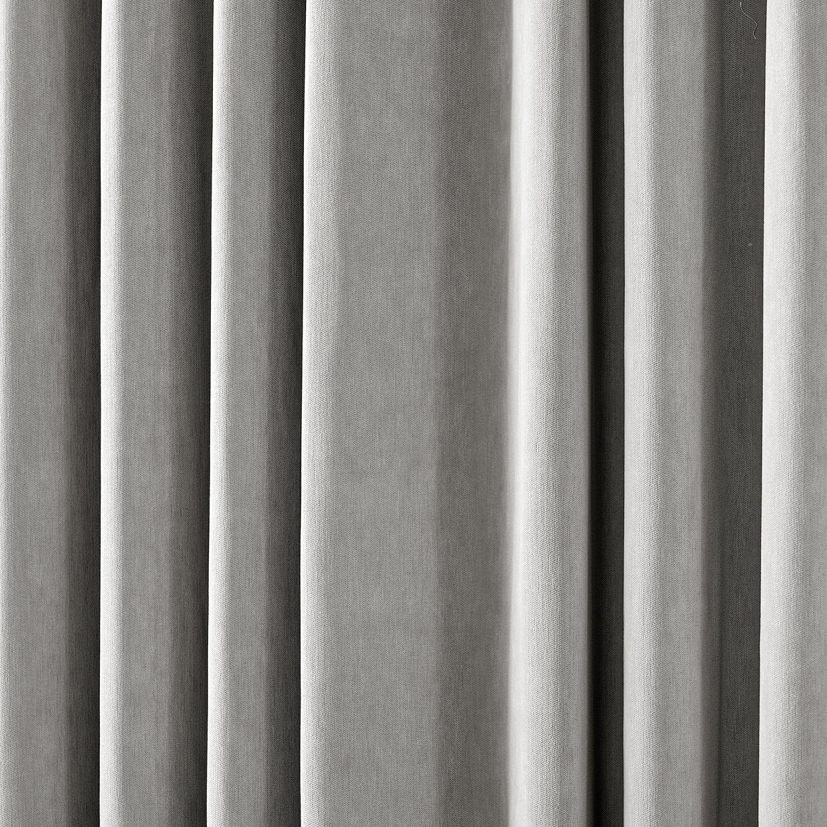 Genevieve Cloud-Soft Chenille Blackout Curtains in Pewter, drape close up