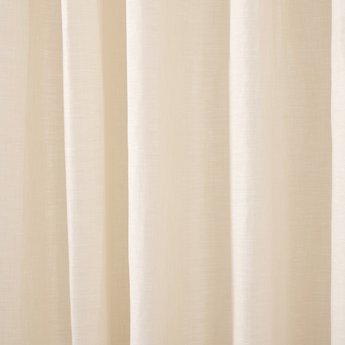 Rafe Slubbed Pure Linen Curtains in Blush, drape close up