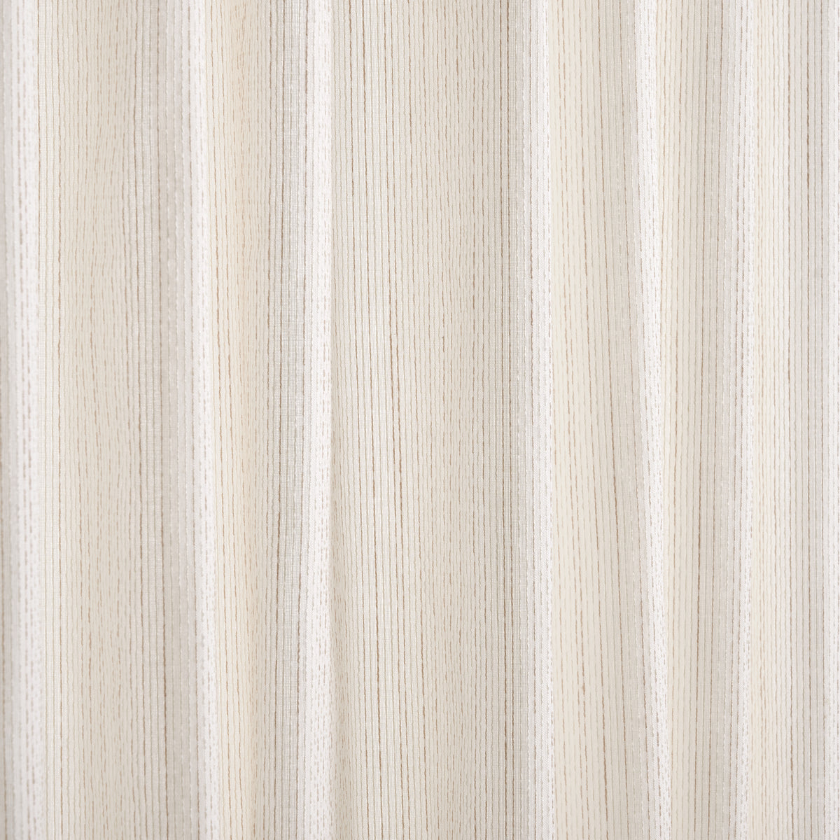 Esme Fine Voile Sheer Curtains in Greige, drape close up