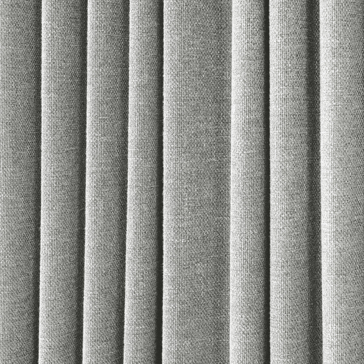 Kendall Basketweave Blackout Curtains in Pewter, drape close up