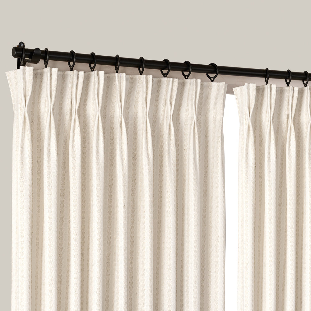 Fenimore Feather Stripe Weave Curtains