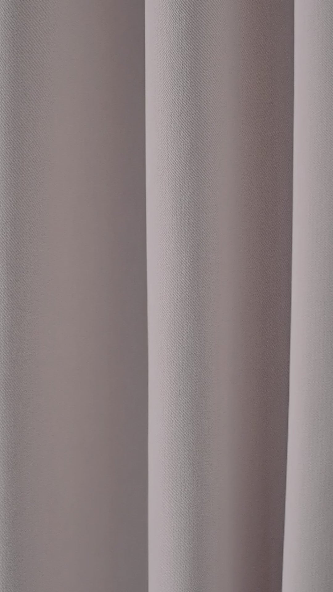 Genevieve Cloud-Soft Chenille Blackout Curtains in Cool Greige, drape video