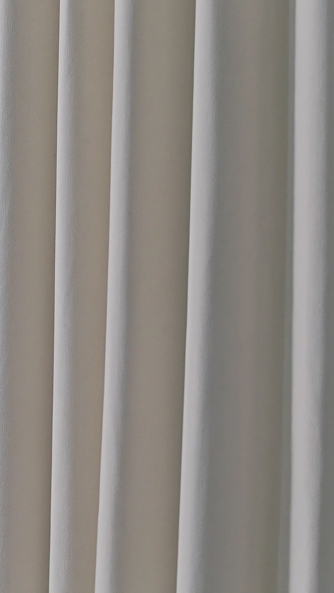 Genevieve Cloud-Soft Chenille Blackout Curtains in Ivory, drape video
