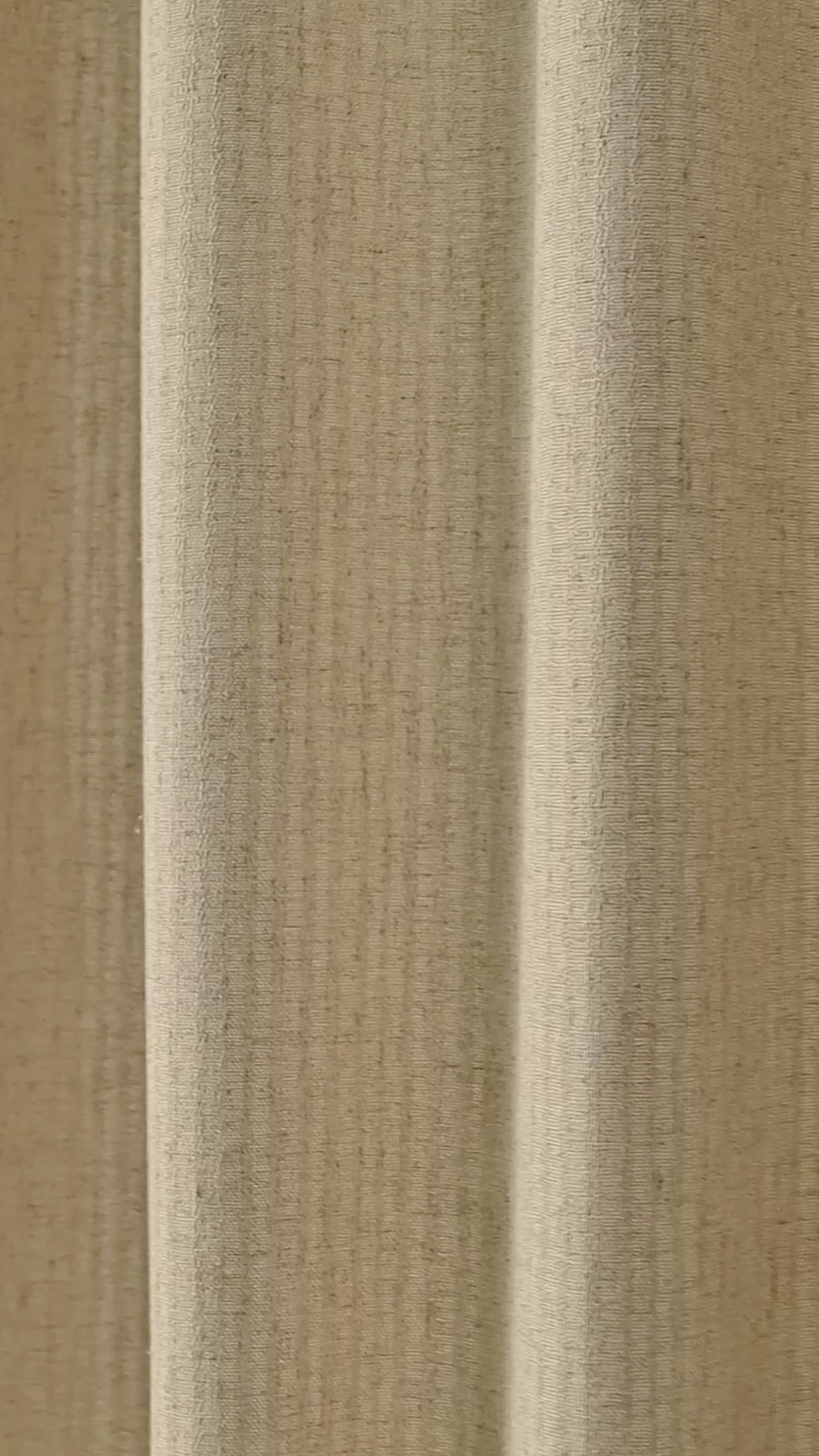 Ansel Slub Weave Curtains in Warm Greige, drape video