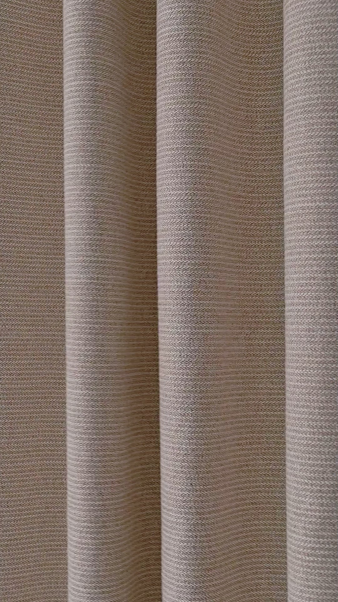Pembroke Basket Weave Curtains in Blush, drape video