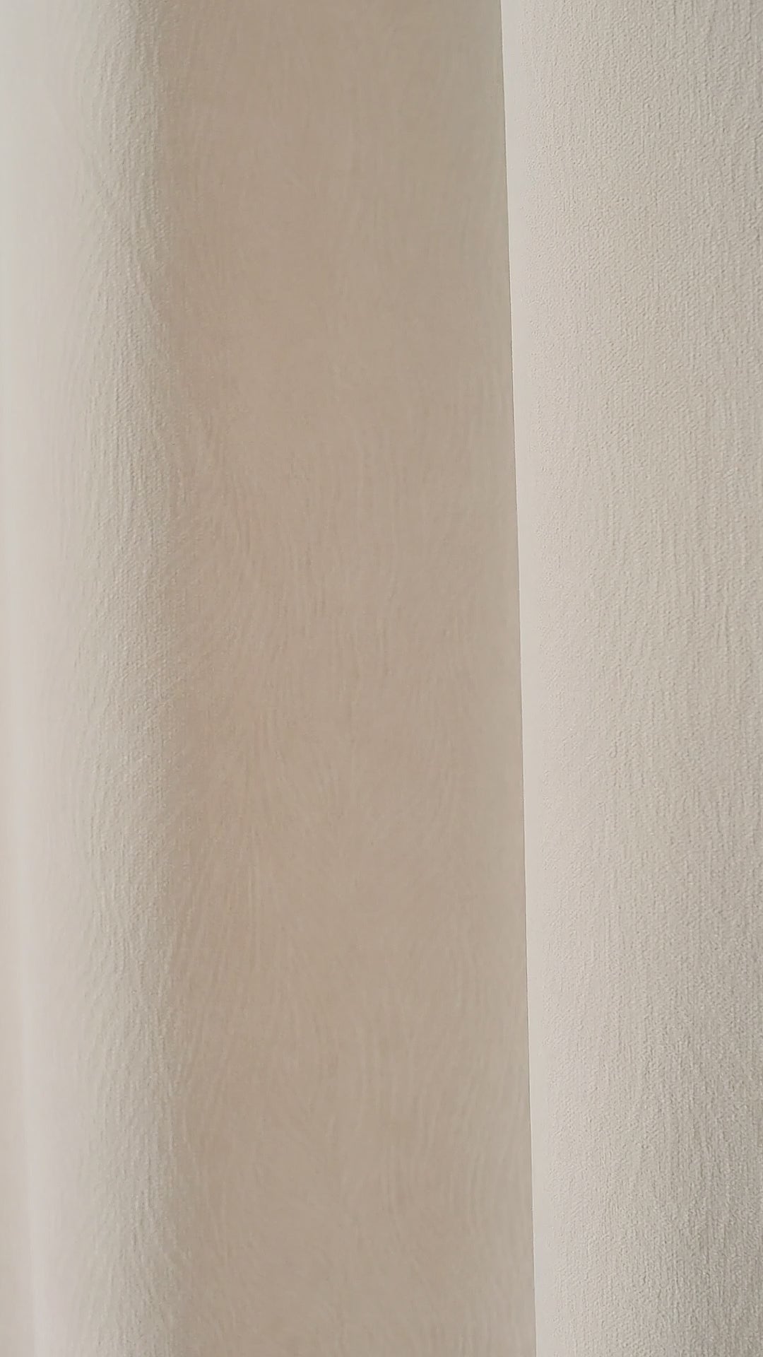 Ottilie Plush Chenille Blackout Curtains in Rich Ivory, drape video