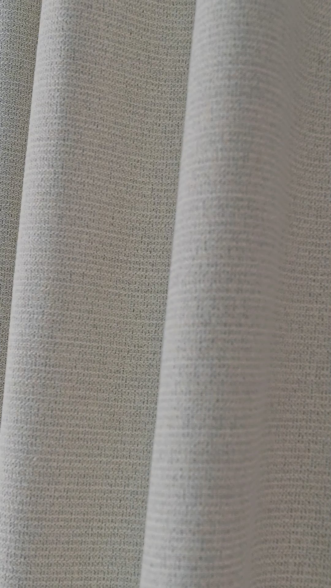 Pembroke Basket Weave Curtains in Pale Greige, drape video