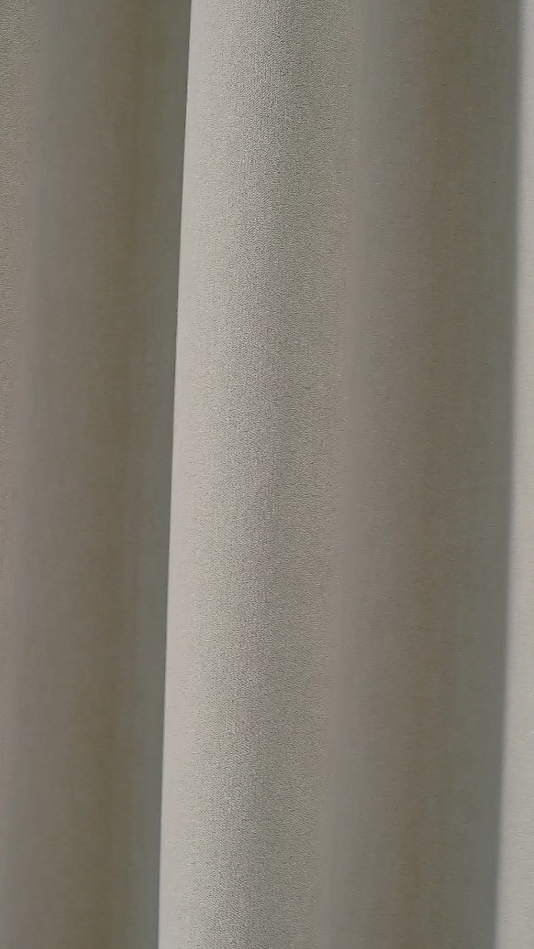 Ingram Brushed Weave Blackout Curtains in Oat, drape video