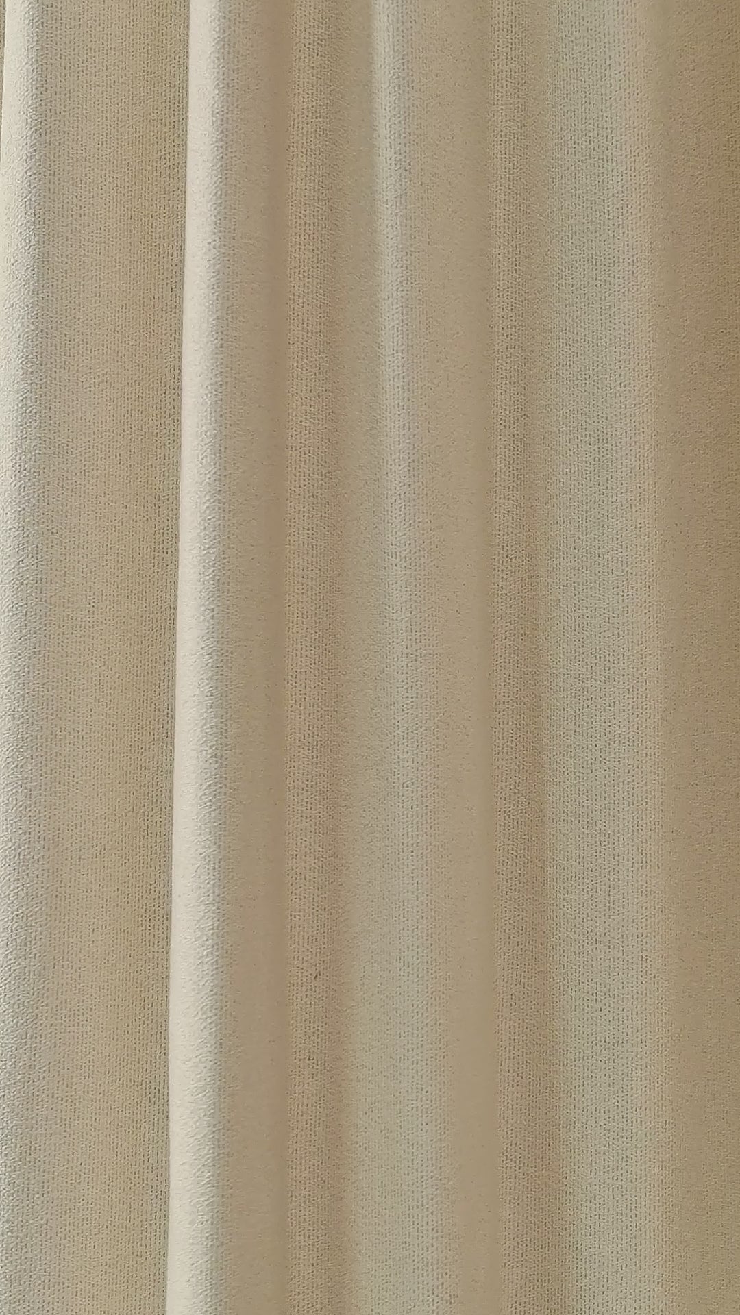 Pembroke Flecked Weave Curtains in Chalk, drape video