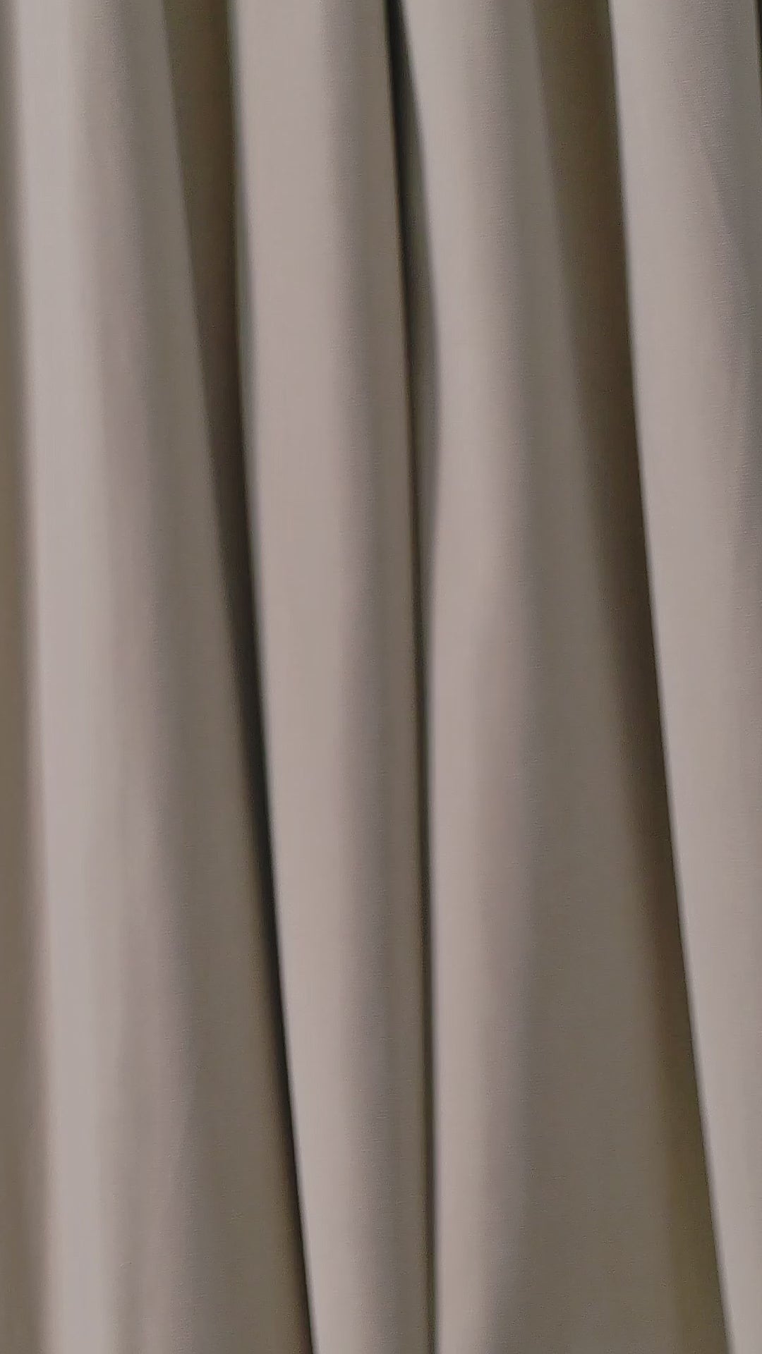 Sebastian Double-Faced Velvet Blackout Curtains in Flax, drape video