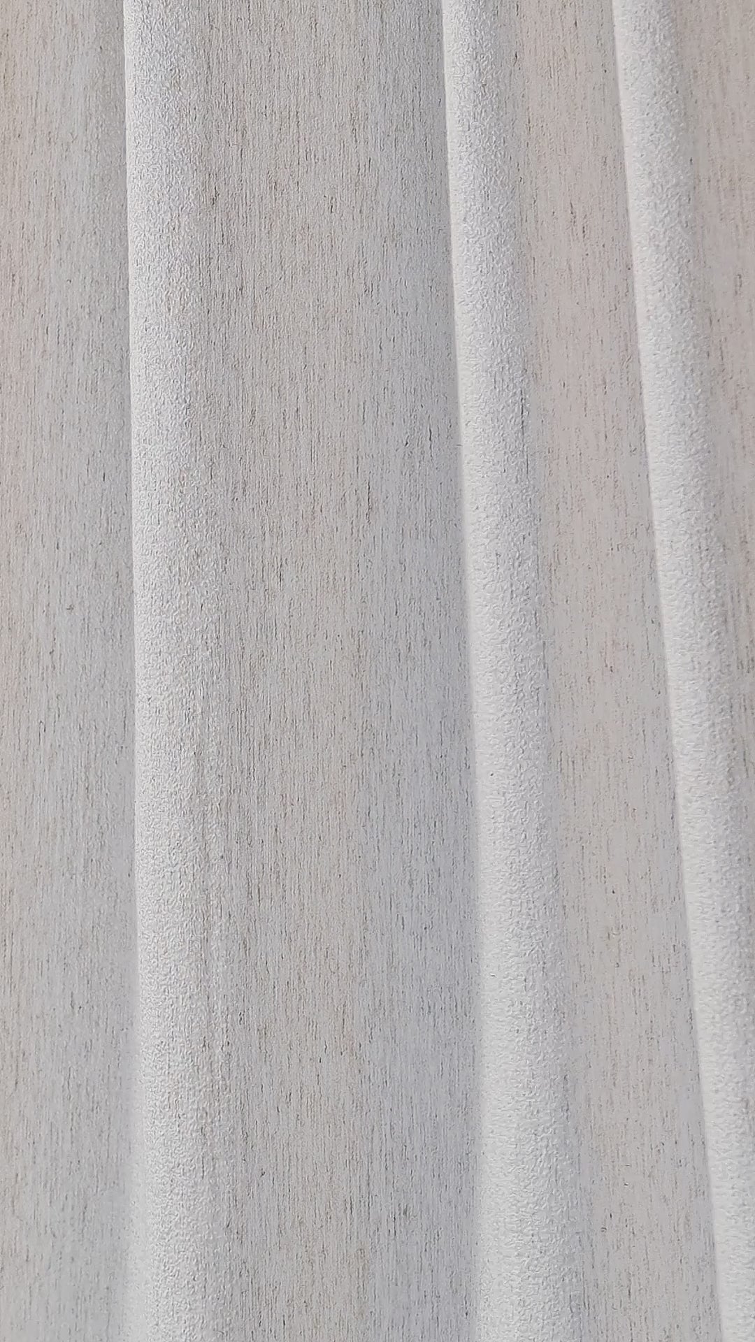 Noemi Open-Weave Sheer Curtains in Greige, drape video