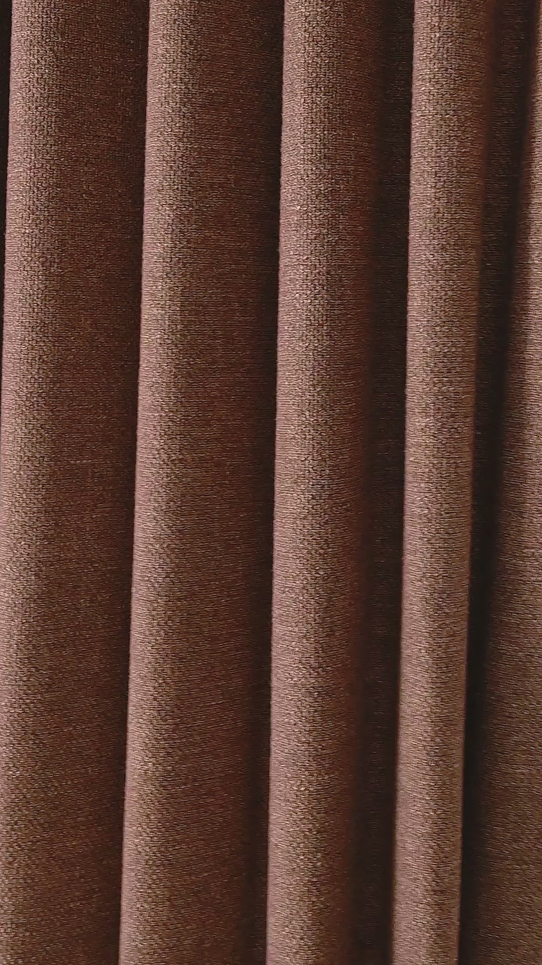 Kendall Basketweave Blackout Curtains in Cocoa, drape video